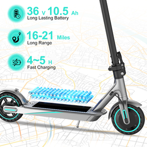 สกู๊ตเตอร์ไฟฟ้าพับได้ EU USA UK จัดส่งเร็ว มอเตอร์ 250W รุ่น V8 ขนาดล้อ 8.5 นิ้ว สำหรับผู้ใหญ่ - Product Image 3
