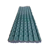 Projet de toiture de maison propre de conception industrielle Tuile en plastique ASA PVC résistant à la chaleur Feuille de polycarbonate pour bâtiment extérieur