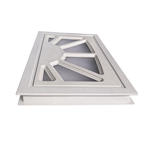 Doğrudan fabrika satış Modern büyük Villa garaj kapısı beşgen Rhomboid küçük pencere dayanıklı plastik kolay vida üreticisi - Product Image 4