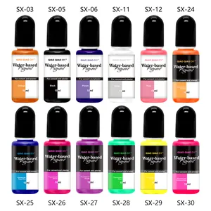 Timesrui Art Supplies A Set Of 12 Color Vibrant Bottles Classroom Project Non-toxic Easy To Wash School Craft Supplies