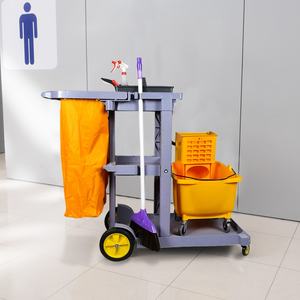 Multifunction Hotel Housekeeping Cleaning <b>Trolley</b> Housekeeping Cart - Product Image 5