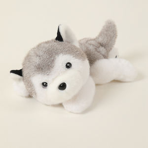 Peluche transfrontalière Grey <span class=keywords><strong>Cora</strong></span>, Husky mignon, Coussin chiot, Petite peluche lapin - Product Image 3
