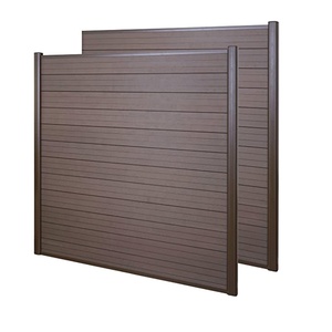 <span class=keywords><strong>Valla</strong></span> de Jardín de Madera y Plástico Compuesto (WPC) Ecológica, Resistente, Popular, Resistente al Viento, Ignífuga, Estable y Privada para Terrenos Fangosos - Product Image 4