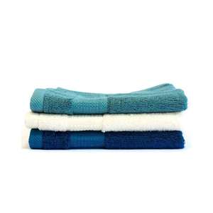 100% asciugamani di lusso in fibra di bambù organici per il viso con stampa Jacquard con Logo ricamato morbido cotone turco per il bagno a mano in tinta unita - Product Image 1