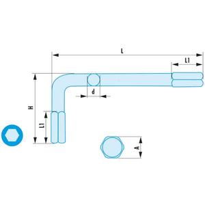 FACOM - 82H.16SR kıvılcım çıkarmayan metrik tuşlar-EAN 3148518702256 kıvılcım çıkarmayan altıgen tuşlar, kanca somun anahtarları ve soket anahtarları - Product Image 2