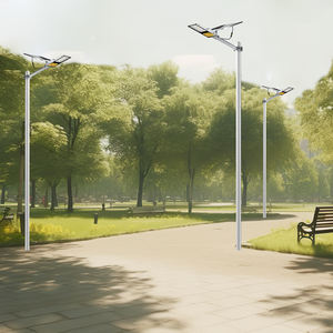 200W 300W 400W 500W 600W IP66 su geçirmez LED güneş sokak ışıkları açık yol bahçe alüminyum gövde uzaktan kumanda pili ROHS - Product Image 4