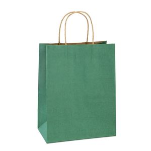 Sacs shopping en papier kraft personnalisables avec logo, pour supermarchés, vêtements, chaussures, sacs d'emballage en papier avec poignée, vente chaude - Product Image 2