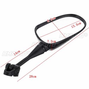 2 Espejos Retrovisores Laterales para Motocicleta de 18 mm, Espejo Retrovisor Izquierdo y Derecho para Honda CBR600 CBR600RR CBR1000 CBR1000RR - Product Image 4