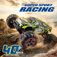 HOSHI N516 Voiture RC de Stunt à l'échelle 1/10, 4x4, Moteur Brossé, 46km/h, Résistante à l'Eau, Portée 80M, RTR, Camion Tout-Terrain, Stock Local