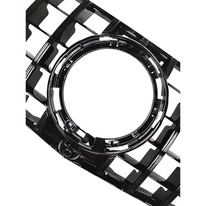 Grille de pare-chocs avant ABS Dynamic Model pour BENZ W253 X253 2020-2022 Noir/Argent W253 X253 - Product Image 4