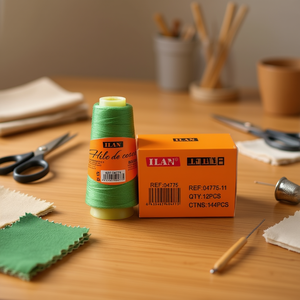 Filo da Cucito Verde Ilan 2750 M, Confezione da 12 Pezzi - Product Image 2