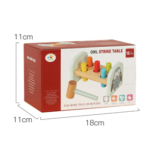 Jeu de tape-<span class=keywords><strong>taupe</strong></span> en bois en gros, jouet de martelage hibou <span class=keywords><strong>dessin</strong></span> <span class=keywords><strong>animé</strong></span>, durable et intelligent pour enfants, unisexe, pour <span class=keywords><strong>la</strong></span> maison - Product Image 3