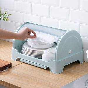 Phong Cách Mới Món Ăn Nhà Bếp Kệ Nhà Bếp Tổ Chức Món Ăn Giá Tủ Lưu Trữ Nhà Bếp Container Món Ăn Khô Giá Với Slide Bìa - Product Image 4