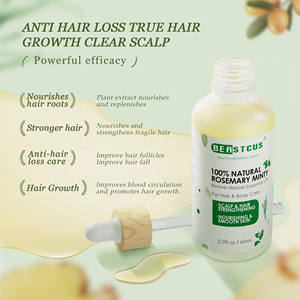 Private Label <span class=keywords><strong>fatto</strong></span> <span class=keywords><strong>in</strong></span> <span class=keywords><strong>casa</strong></span> a base <span class=keywords><strong>di</strong></span> erbe vegane oliva Jojoba ricino rosmarino Avocado e menta piperita <span class=keywords><strong>olio</strong></span> per la crescita dei capelli per gli uomini - Product Image 2