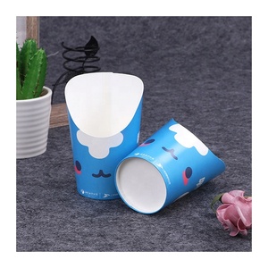 Vente directe usine : Gobelet en papier jetable écologique et économique pour frites et autres aliments à emporter - Product Image 5