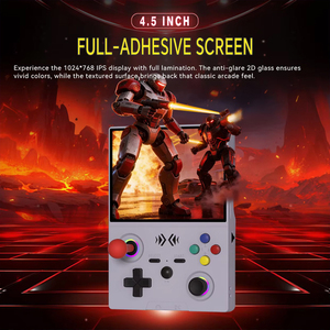 XF45V 4.5Inch Retro Handheld <b>Game</b> Console Open Source Linux 64G 18000+ <b>Games</b> Video <b>Game</b> Player for PS1 PSP RGB Hall Joystick - Product Image 2