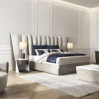 डबल बिस्तर राजा रानी आकार बिस्तर शानदार रानी आकार इतालवी डबल आधुनिक बिस्तर