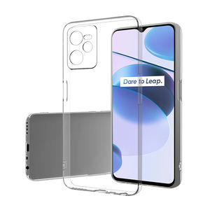 Funda transparente de TPU para teléfono móvil <span class=keywords><strong>Realme</strong></span> C35 4G, cubierta protectora trasera de cristal transparente, suministro de fábrica - Product Image 1