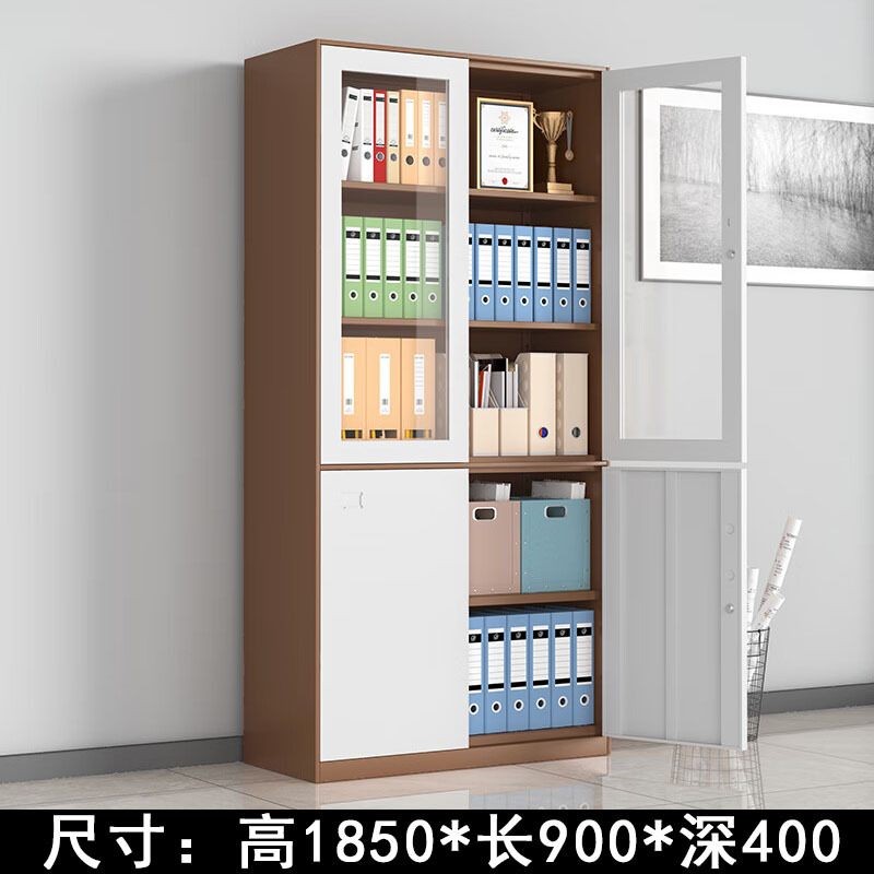 Grand classeur à instruments (café/blanc)