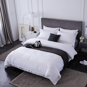 Sábanas de Hotel <span class=keywords><strong>Easton</strong></span> 80/20 de Polialgodón, 300 Hilos, Blancas, Juego de Ropa de Cama de Algodón - Product Image 5