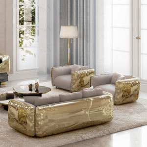 고급 이탈리아 우아한 빈티지 현대 스타일 소파 가구 최신 거실 소파 디자인 현대 디자인 패브릭 소파 - Product Image 1