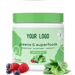 Boisson Super Green Smoothie Les prébiotiques aident à la santé digestive intestinale et soulagent la constipation