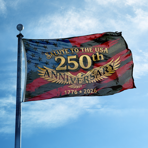 Bandera Patriótica de EE. UU. para el 250 Aniversario, con Águila, 1776-2026, Decoración con Efecto Desgastado para el Día de la Independencia Americana - Product Image 6