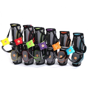 Bolsa de <span class=keywords><strong>Golf</strong></span> ligera de 4 vías a precio barato con cubierta de lluvia de doble correa, capucha, múltiples bolsillos, bolsa de Club con soporte de <span class=keywords><strong>Golf</strong></span> para niños - Product Image 1