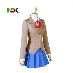 도키 도키 문학 클럽 모니카 코스프레 의상 애니메이션 게임 캐릭터 할로윈 의상 - Product Image 2