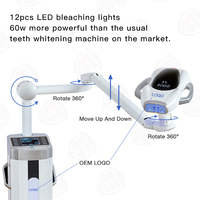 Machine professionnelle de blanchiment des dents 60W en gros avec écran LCD machine professionnelle de blanchiment des dents dentaire laser à lumière LED