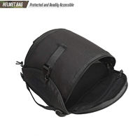 Sac de casque tactique, sac de rangement rembourré pour casque de moto, sac de casque Molle avec design anti-rayures