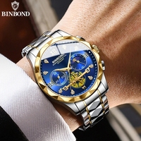 Binbond 1236 B1236 nouvelle montre-bracelet à Quartz Date mode affaires lumineux classique charme montres de luxe mâle horloge montre pour hommes