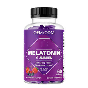 La melatonina senza zucchero OEM diretta in fabbrica Gummies vitamine <span class=keywords><strong>per</strong></span> adulti <span class=keywords><strong>per</strong></span> migliorare la stabilità della qualità del sonno forma di dosaggio <span class=keywords><strong>caramelle</strong></span> gommose - Product Image 1