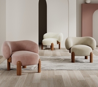 Fauteuil de négociation moderne de luxe léger et créatif, design de célébrité, canapé individuel, fauteuil de loisirs contemporain en tissu pour salon