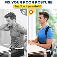 MR bas prix réglable respirant lombaire épaule cou soutien Posture correcteur améliore la protection soutient meilleure Posture
