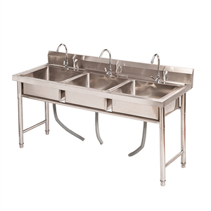 <span class=keywords><strong>Fregaderos</strong></span> de Cocina <span class=keywords><strong>Industriales</strong></span> Comerciales de Acero Inoxidable, Fregadero Triple, Doble o Individual - Product Image 1