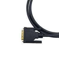 COMTON DisplayPort ke Port tampilan kabel DVI ke DVI kabel Male ke Male untuk Monitor Desktop Laptop proyektor
