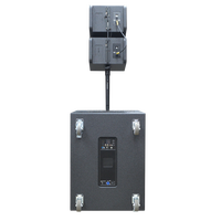 Système de sonorisation mobile : Enceinte large bande 10 pouces et Caisson de basses actif 18 pouces, Combo Line Array Coaxial 2 voies 2 transducteurs pour événements LC10 LC18BA