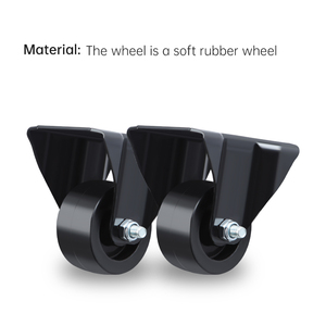 Alta Qualidade 1.5-8 Polegada Giratória Fixa Locking Rodízio Carrinho Trolley 200mm Preto Cinza PP PU TPR BORRACHA POM Moderna Sala de estar - Product Image 6