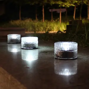 Solar Powered Fairy Lantern Light Outdoor Waterproof Path Lawn Garden Decor Solar Brick Light