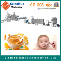 Nourriture pour bébé nouvellement produite farine de riz nutritive bouillie de maïs instantanée produit machine usine de fabrication d'extrudeuse