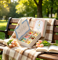 Boîte Cadeau Créative en Forme de Livre pour Anniversaire et Fêtes, Idéale pour Macarons, Snacks, Biscuits et Pâtisseries