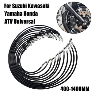 Nouveau tuyau de <span class=keywords><strong>frein</strong></span> hydraulique universel 400mm-1400mm 10mm Banjo câble de ligne de tuyau d'huile tressé pour Suzuki Kawasaki Yamaha <span class=keywords><strong>Honda</strong></span> ATV <span class=keywords><strong>Moto</strong></span> - Product Image 2
