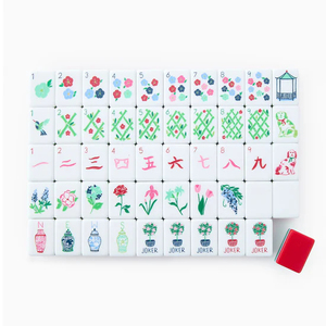 Set di Mahjong in stile americano di lusso a 4 strati 160 piastrelle Mahjong <span class=keywords><strong>Design</strong></span> moderno durevole materiale melaminico per i giochi di scacchi - Product Image 4