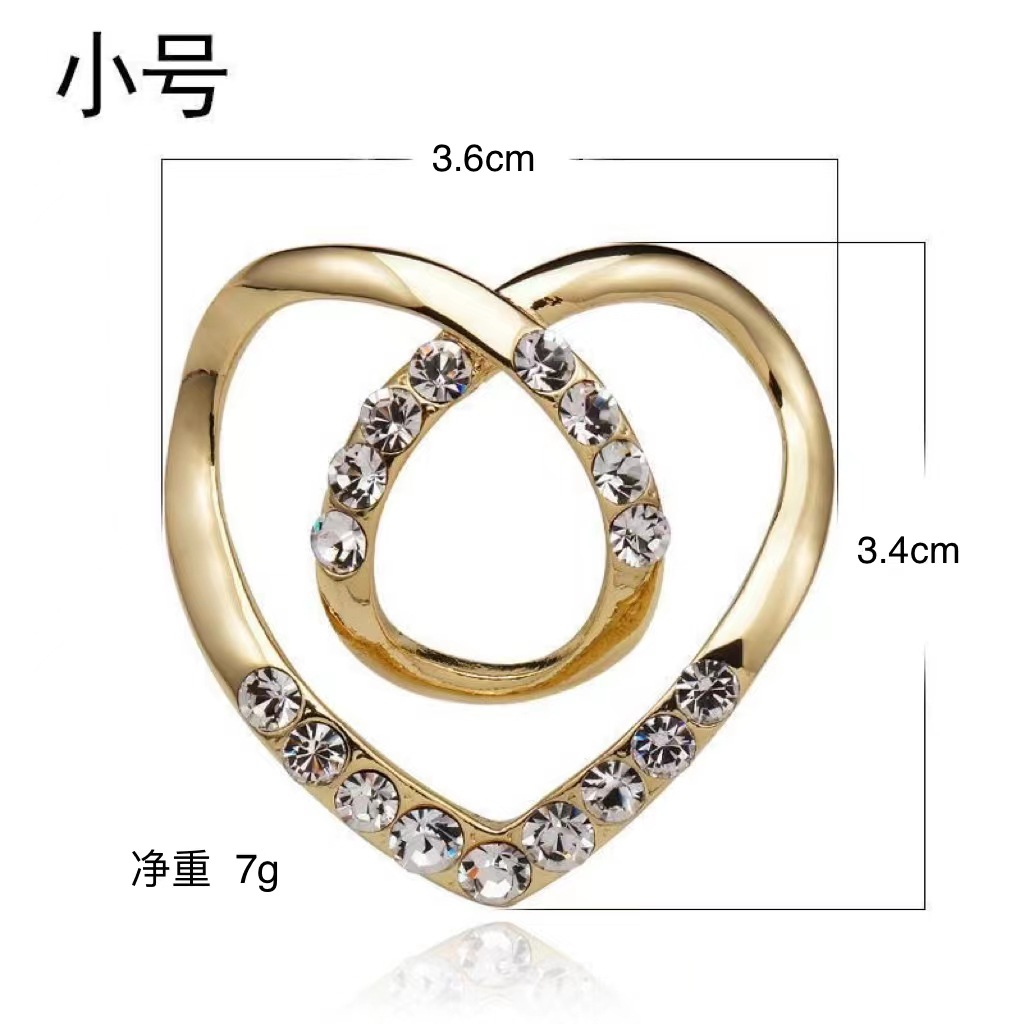 Estilo 9: Oro en forma de corazón