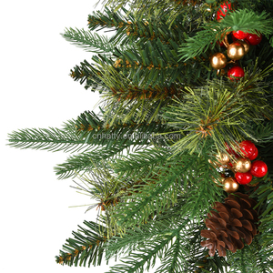 Nhà Sản Xuất Tùy Chỉnh Chất Lượng Cao 30Inch Nhân Tạo Cây Giáng Sinh Màu Đỏ Berry Thông Cone Thời Tiết Chịu Mài Mòn Thân Thiện Với Môi Ngoài Trời - Product Image 3