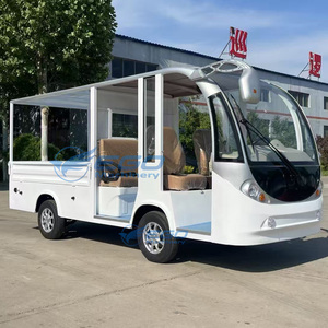 รถเที่ยวชมเมืองไฟฟ้า 4 ล้อ สำหรับผู้ใหญ่ แบบคลาสสิก 72V 8-23 ที่นั่ง โครงสร้างเหล็ก ยางลม ขายส่ง - Product Image 3