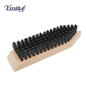 Yinste <b>Shoe</b> <b>Brush</b> Solid Wood Base Nylon Bristles Soft For Household Cleaning - Product Image 1