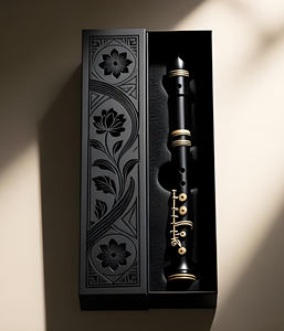 Caja de Regalo de Lujo para <span class=keywords><strong>Flauta</strong></span>, Personalizada con Logotipo Estampado en Caliente, Forro de EVA, Regalo de Navidad, Transporte para Comercio Electrónico - Product Image 3