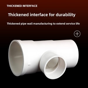 Raccords de tuyauterie en PVC pour intérieur et extérieur : raccords droits, réducteurs, coudes, tés, inserts de raccordement, manchons, raccords de réduction, bouchons d'extrémité, raccords de sol - Product Image 3